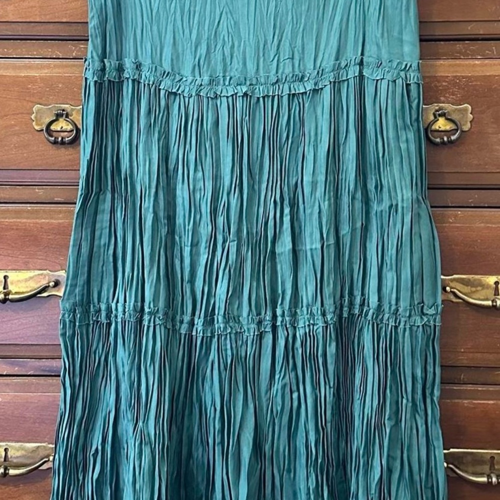 Teal Maxi Skirt By Snak